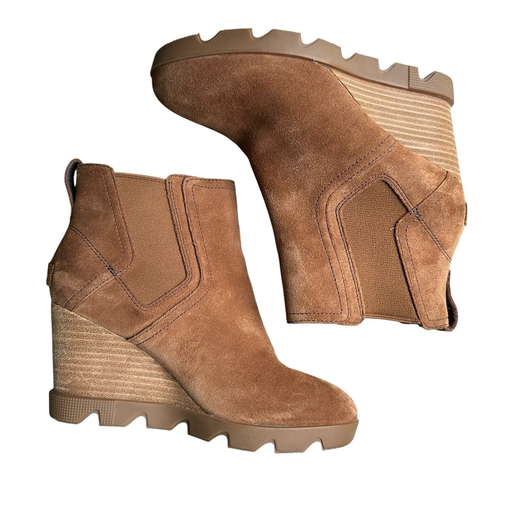 Sorel Joan Uptown Chelsea Boot Women's Size 8 US Velvet Tan Brown 1930921-242 - Picture 6 of 15